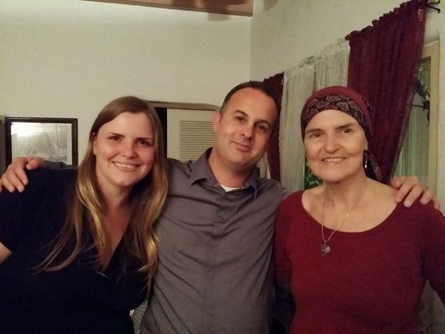 Carole with family and friends