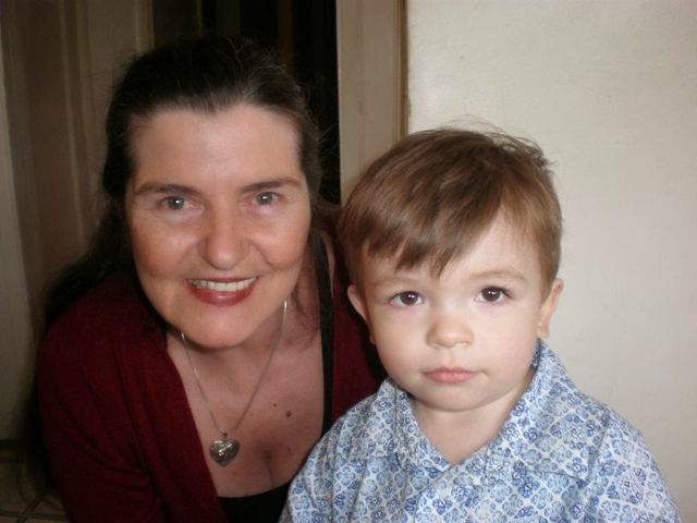 Carole with her grandson Nick