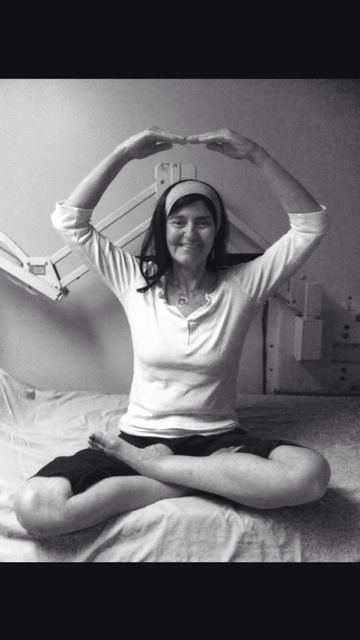 Carole, black-and-white portrait