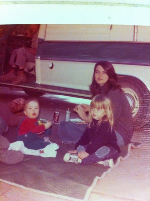 Carole with family and friends