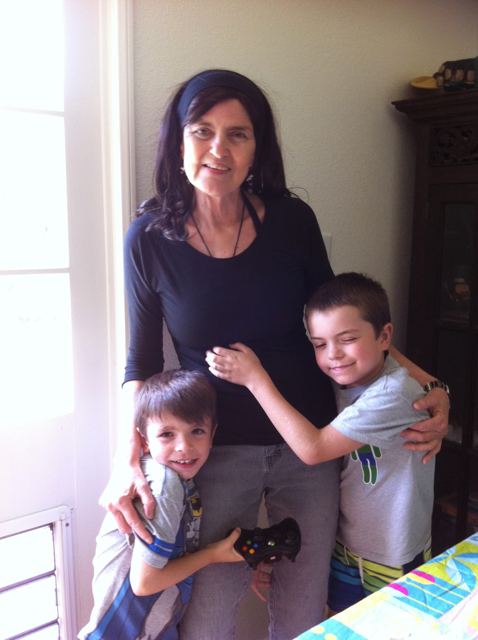 Carole with family and friends