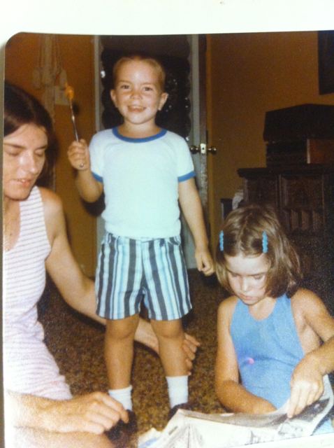 Carole with family and friends