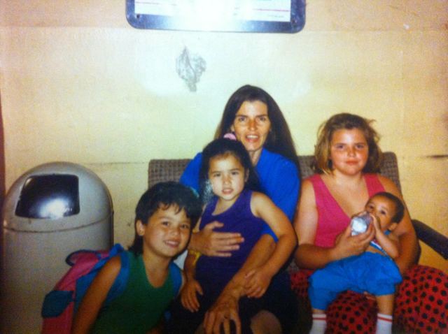 Carole with family and friends