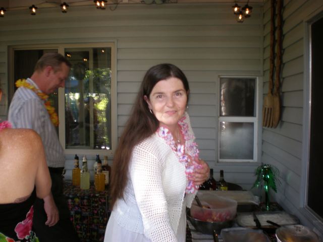 Carole with family and friends