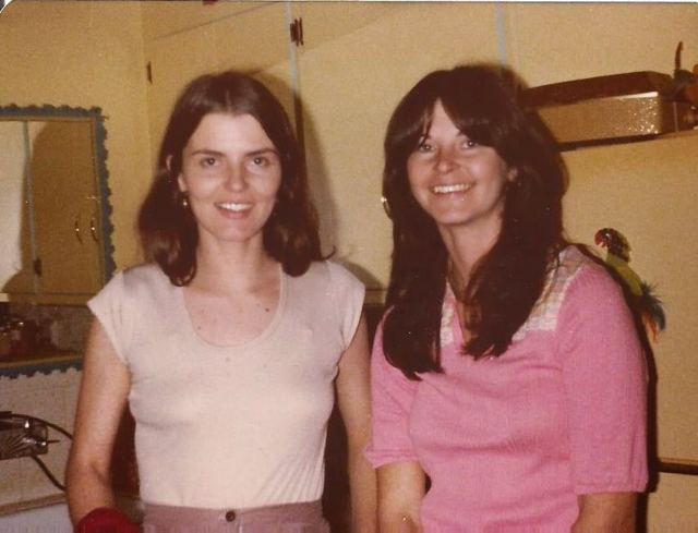 Carole with her sister Cathy