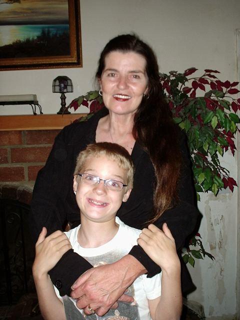 Carole with family and friends