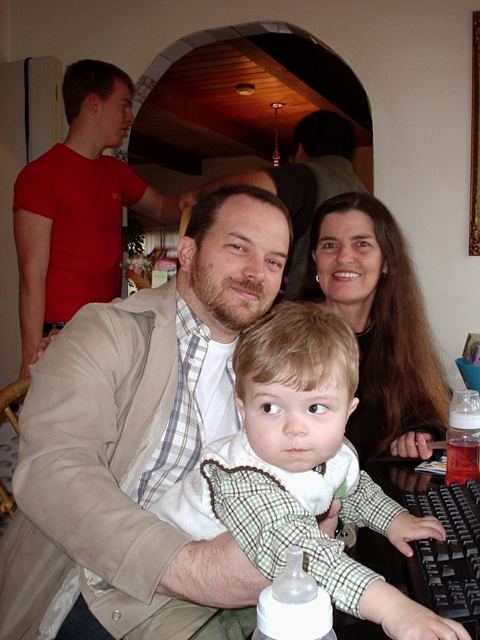 Carole with family and friends